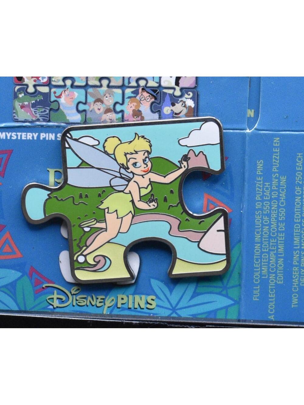 Disney Peter Pan Tinker Bell Character Connection Puzzle Mystery LE 500 Pin (C6)